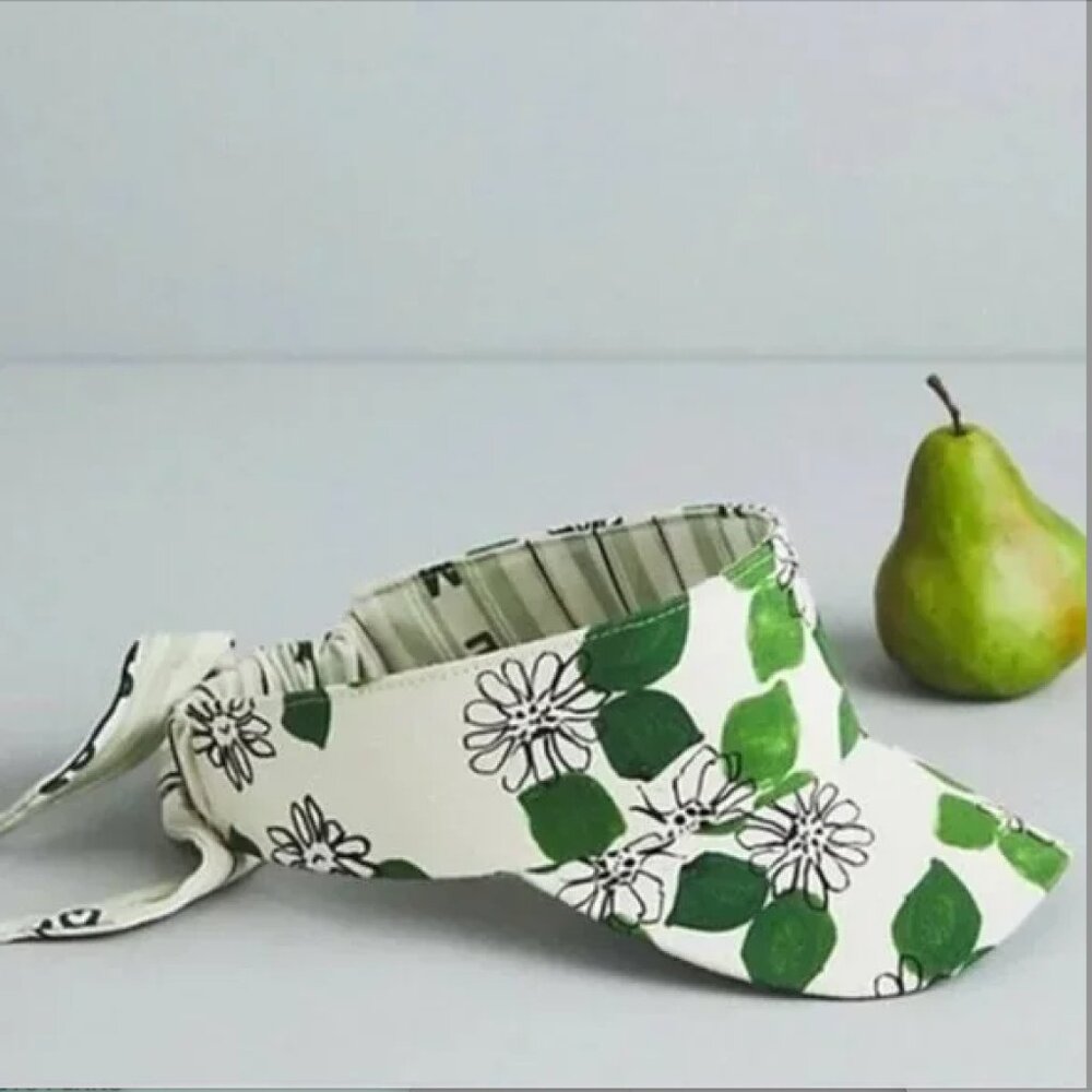 Hotel Magique for Anthropologie Women's Visor Hat Green Floral